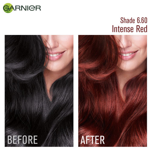 Garnier Color Naturals Creme Hair Color 6 60 Intense Red Buy Garnier Color Naturals Creme Hair Color 6 60 Intense Red Online At Best Price In India Nykaa