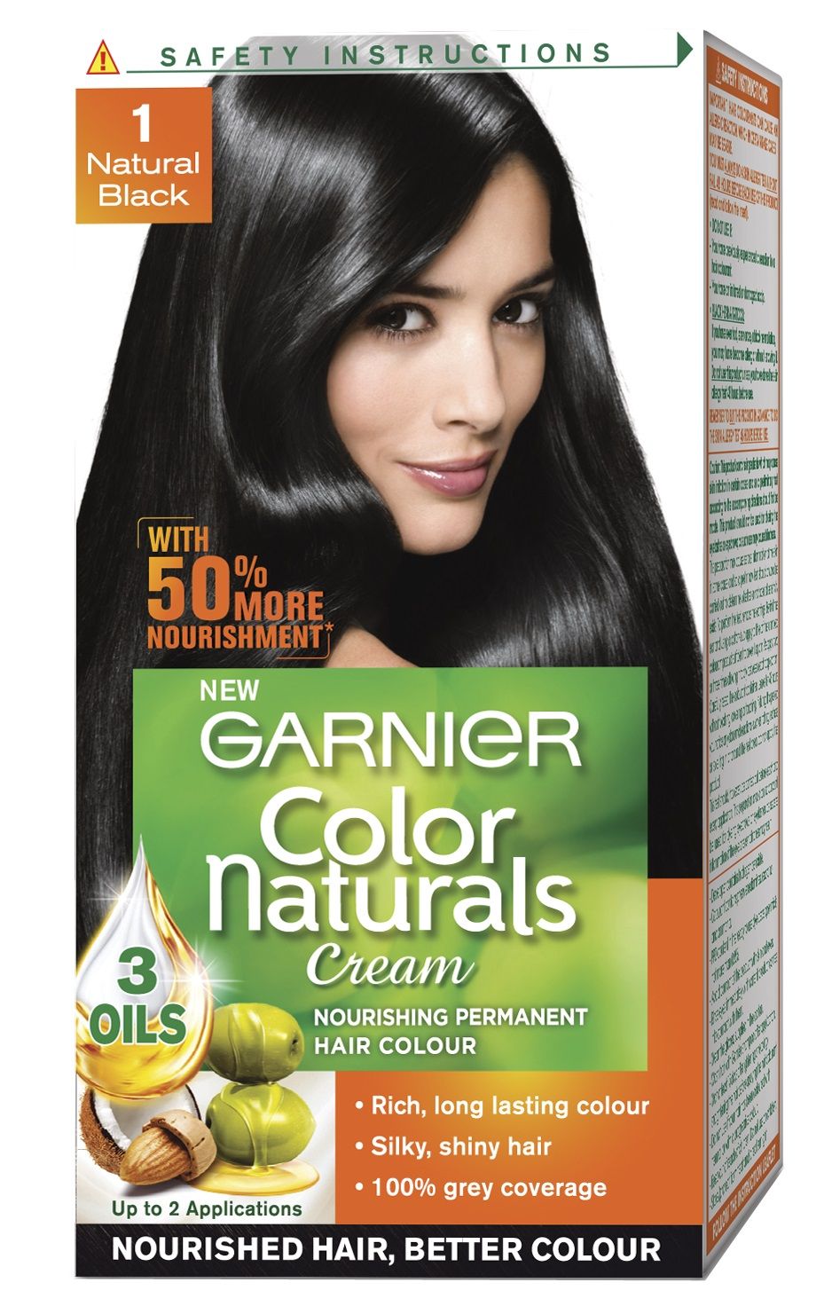 Garnier Color Naturals Mini Creme Hair Color - 1 Natural Black