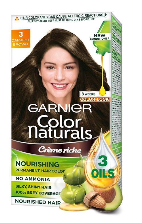Garnier Color Naturals Mini Creme Hair Color Darkest Brown Buy Garnier Color Naturals Mini Creme Hair Color Darkest Brown Online At Best Price In India Nykaa