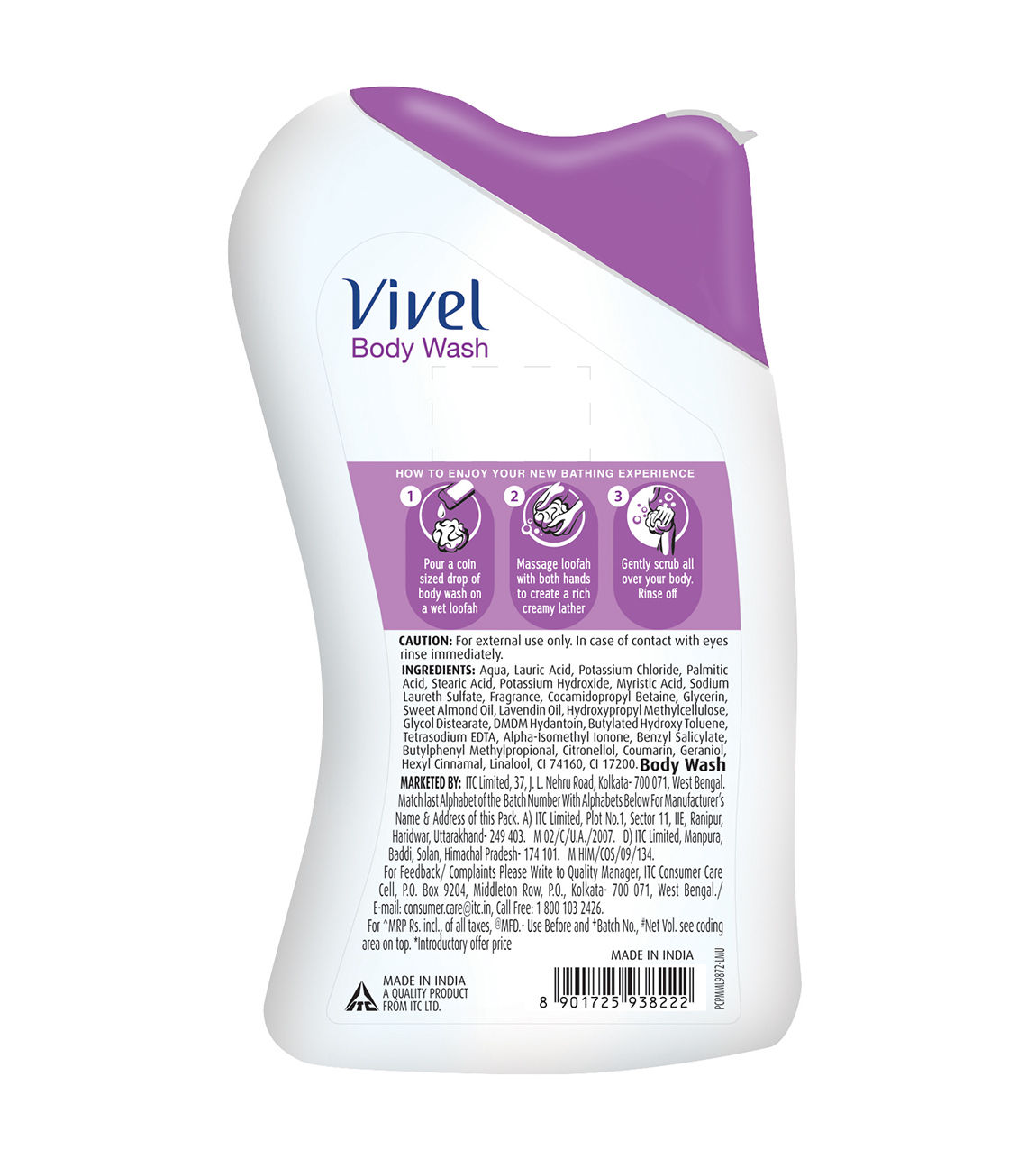 Vivel Lavender & Almond Oil Body Wash Buy Vivel Lavender & Almond Oil