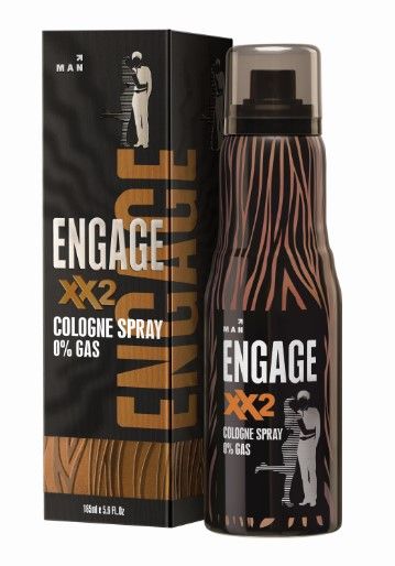 Engage XX2 Cologne Spray - No Gas Perfume for Men, Spicy and Citrus , Skin Friendly