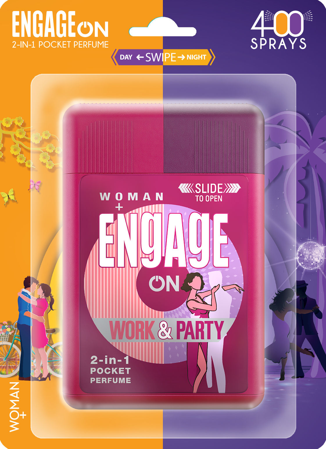 engage perfume purple