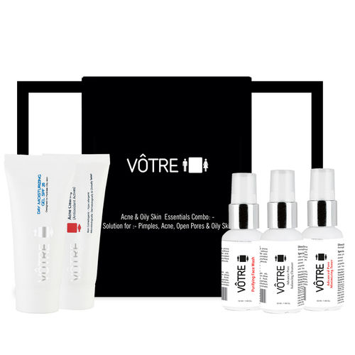 Votre Acne Oily Skin Essential Combo Buy Votre Acne Oily Skin Essential Combo Online At Best Price In India Nykaa