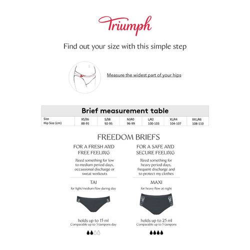 Buy Triumph Medium Flow Natural Fabric Susutainable Period Freedom