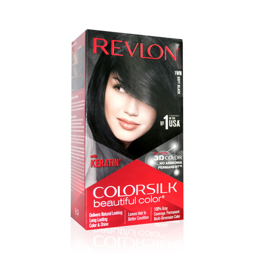 Revlon Colorsilk Hair Color Soft Black 1wn Buy Revlon Colorsilk Hair Color Soft Black 1wn Online At Best Price In India Nykaa