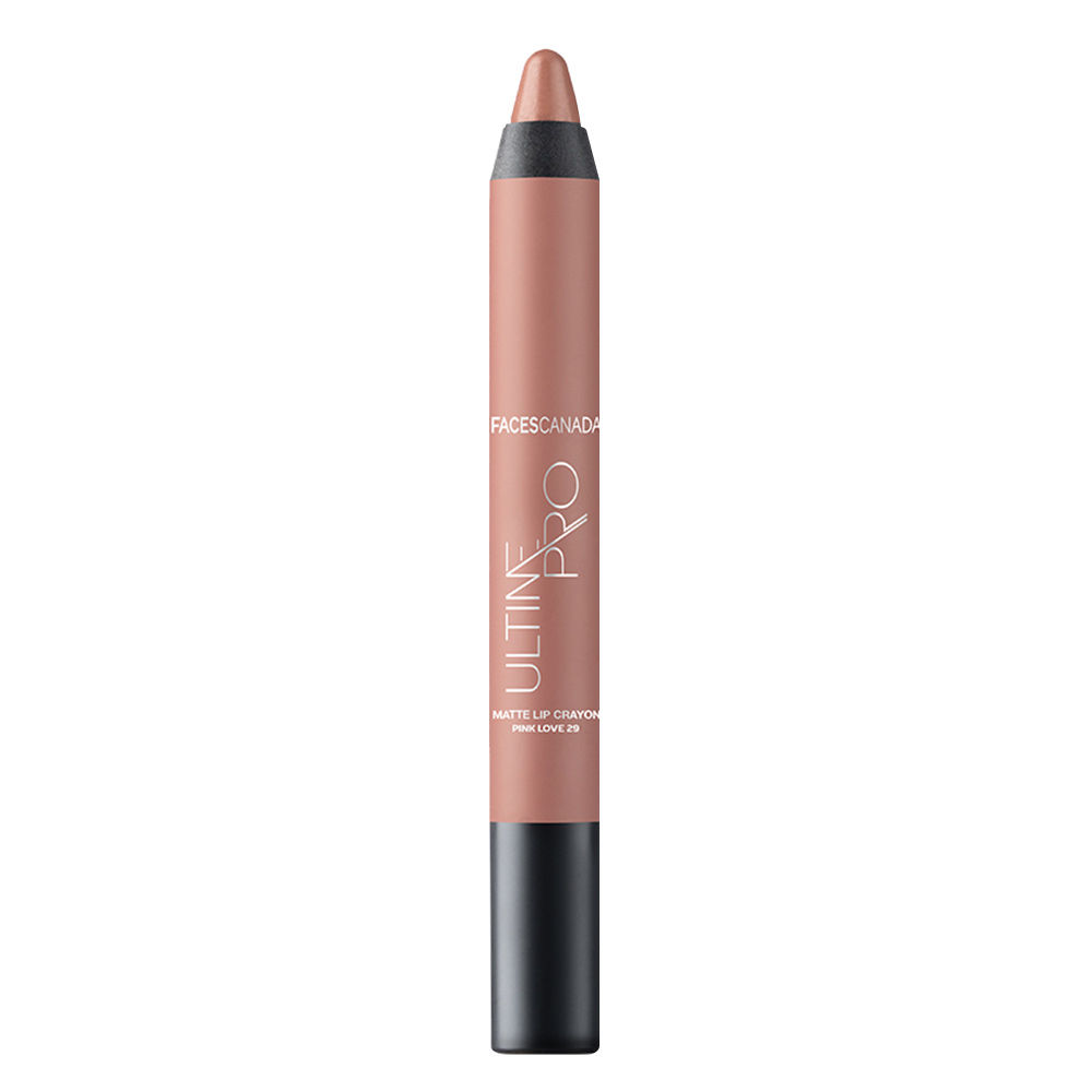 faces canada matte lip crayon pink love 29