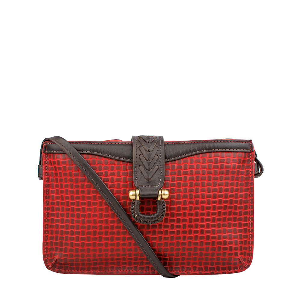 Hidesign Sb Frieda W3 Red Sling Bag: Buy Hidesign Sb Frieda W3 Red ...