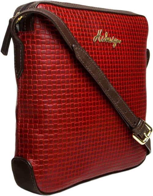 Hidesign Jakarta Red Crossbody Bag