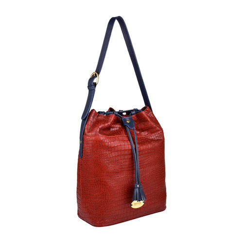 Buy Hidesign Sb Shea Red Ladies Hobo Bag Online