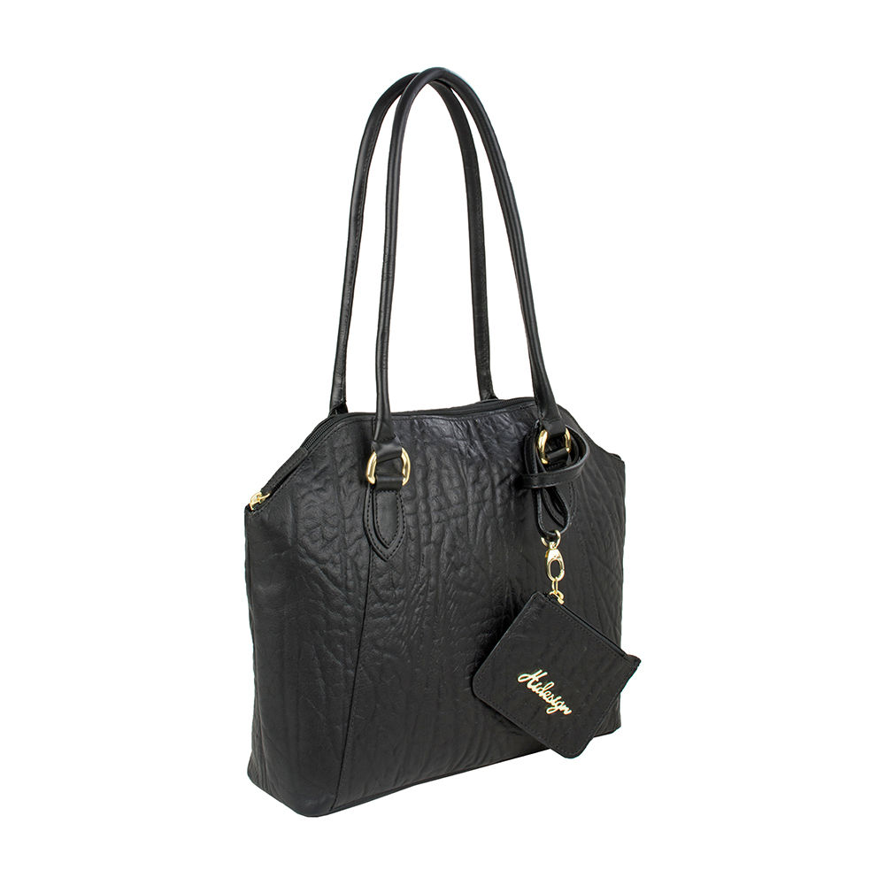 Hidesign Aphradite 01 Black Hand Bag: Buy Hidesign Aphradite 01 Black ...