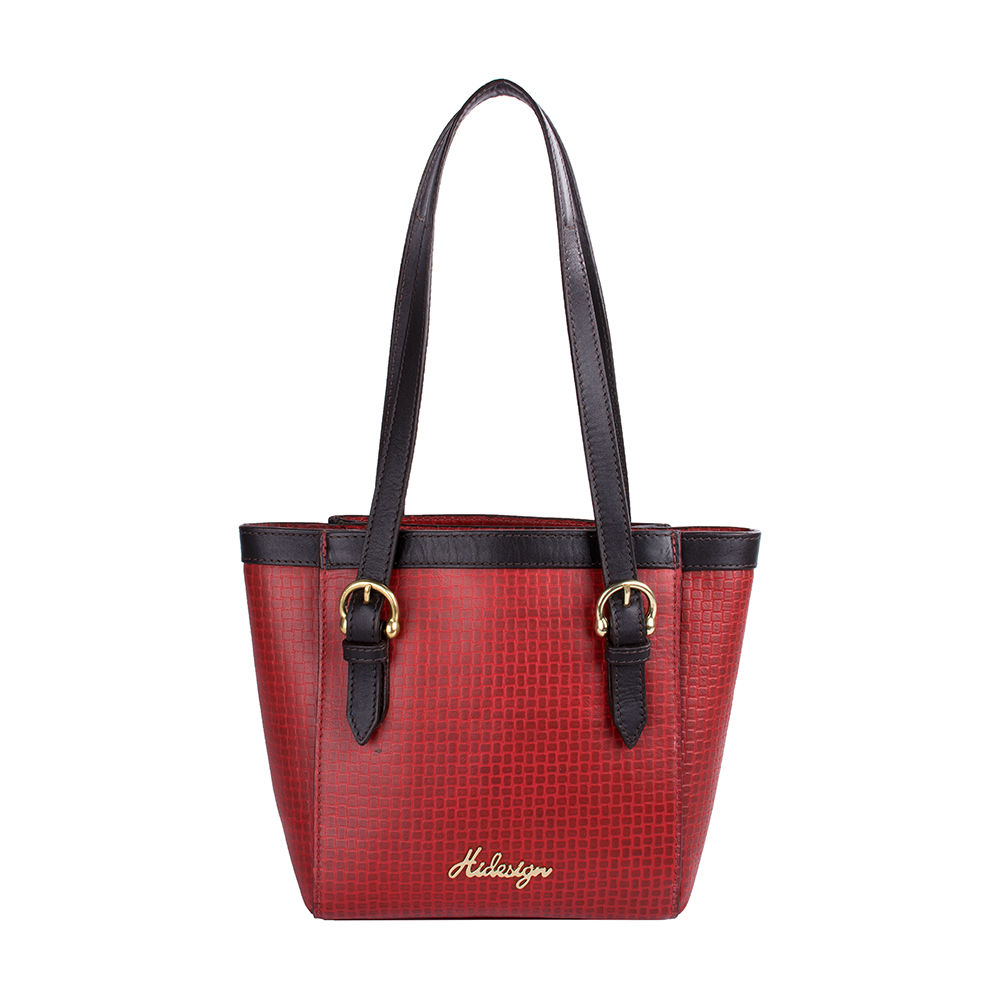 Buy Hidesign Dubai 02 Sb Red Tote Online