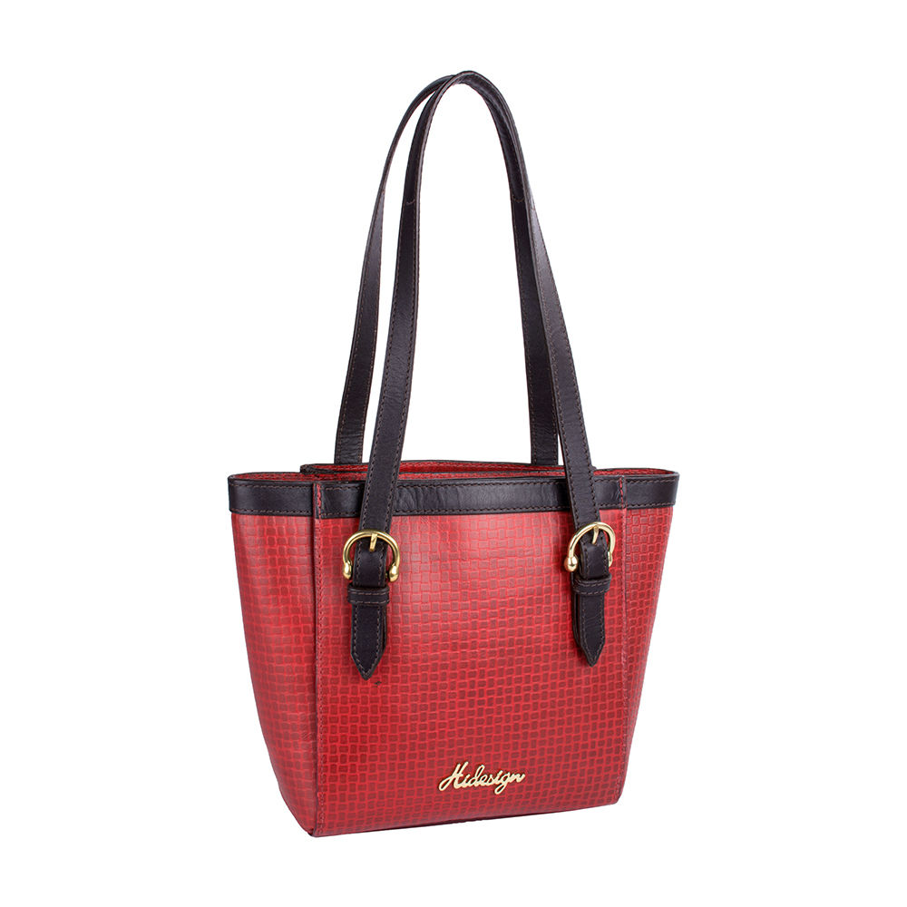 Buy Hidesign Dubai 02 Sb Red Tote Online