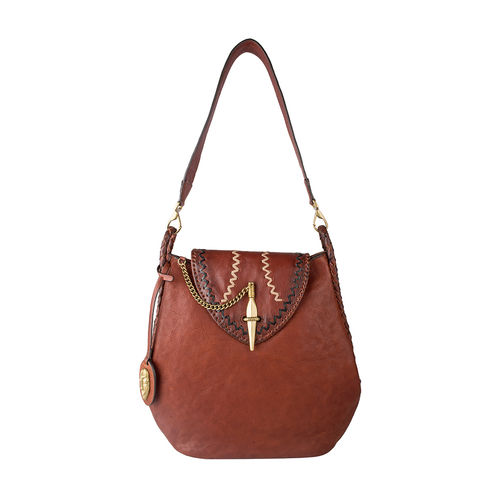 Buy Hidesign Swala 02 Brown Shoulder Bag Online