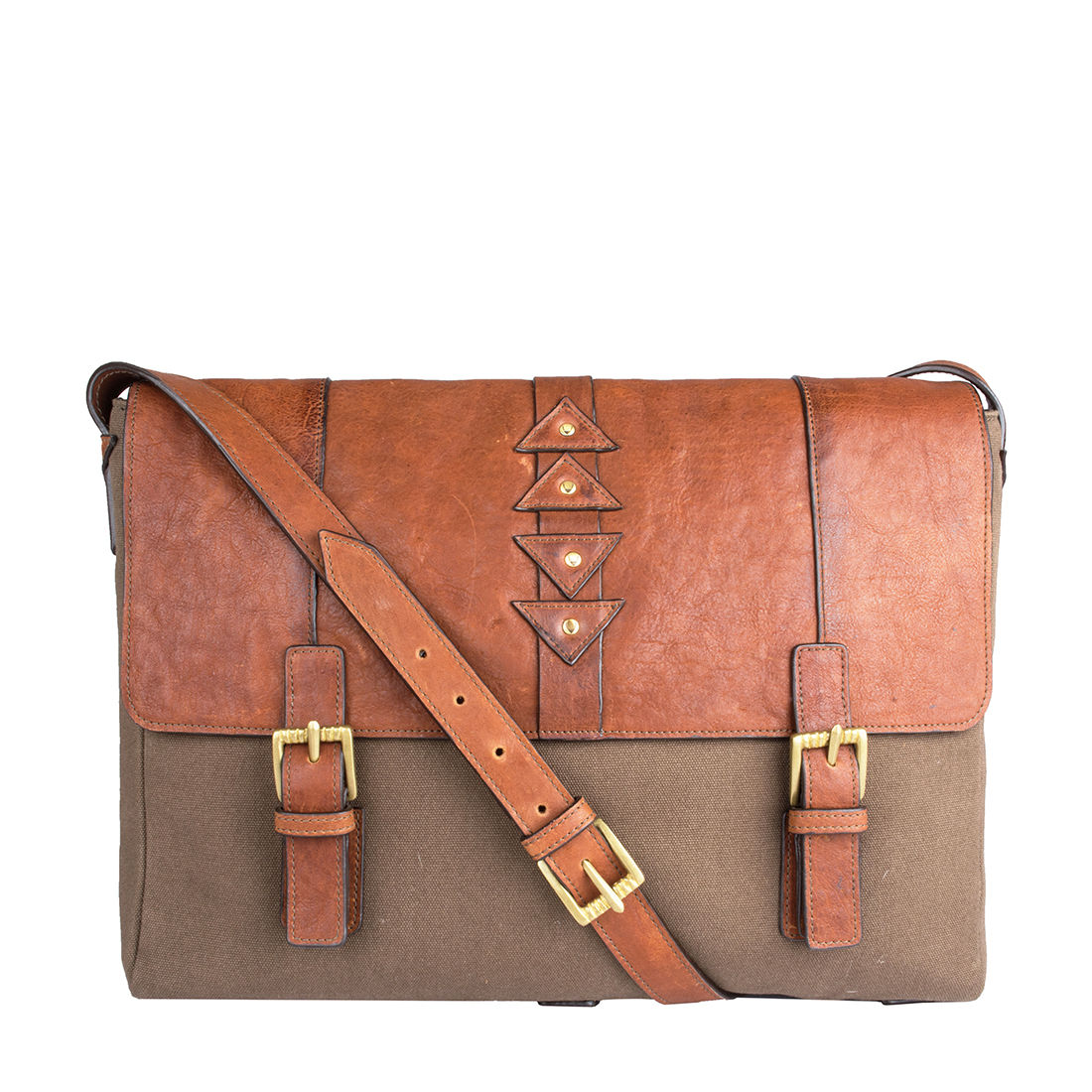 Buy Hidesign Simba 02 Tan Messenger Bag Online