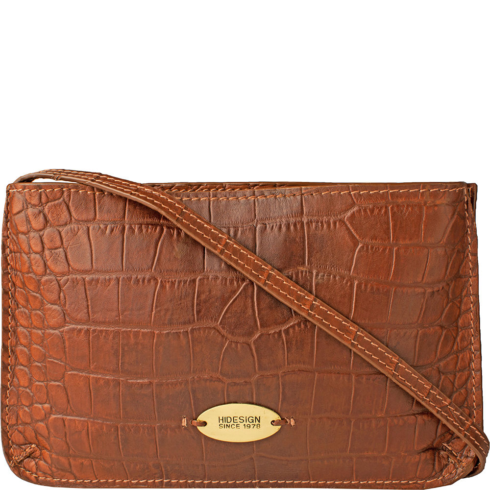 Hidesign Claea W3 Tan Sling Bag Buy Hidesign Claea W3 Tan Sling Bag Online at Best Price in