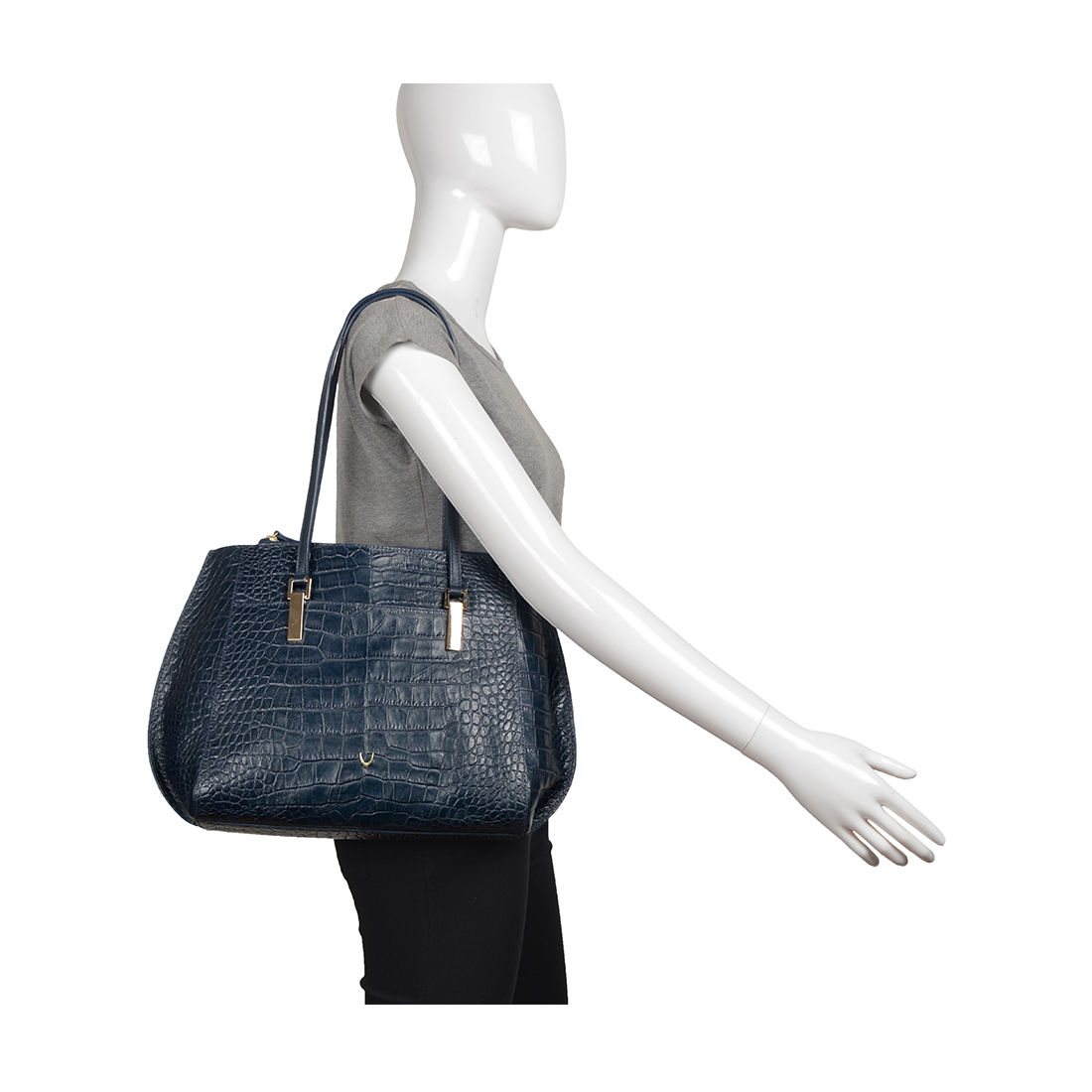 Buy Hidesign Blue Alive 02 X Kalki Ladies Handbag Online
