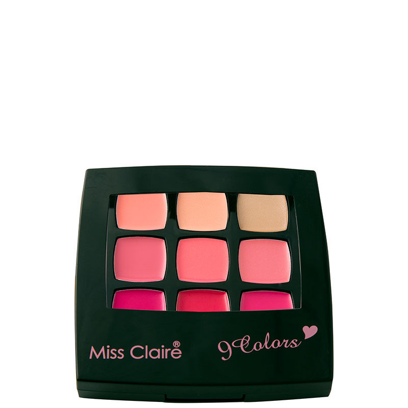 Miss Claire 9 Colors Lip & Cheek Palette - 1