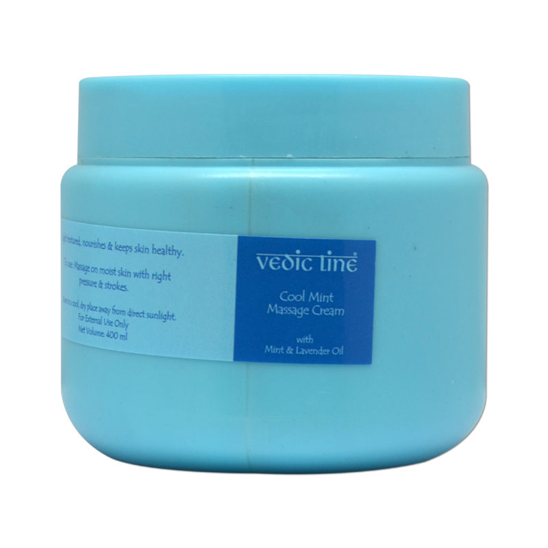 Vedic Line Cool Mint Massage Cream With Mint & Lavender Oil