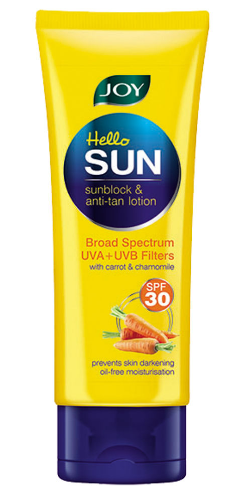 Joy Hello Sun Sunblock Anti Tan Lotion Spf 30 Buy Joy Hello Sun Sunblock Anti Tan Lotion Spf 30 Online At Best Price In India Nykaa