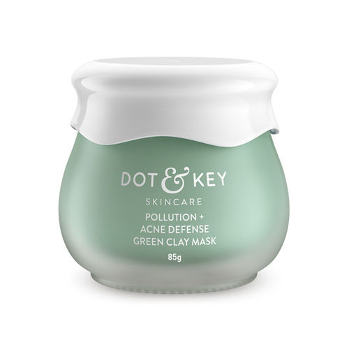 Dot Key Pollution Acne Defense Green Clay Mask Buy Dot Key Pollution Acne Defense Green Clay Mask Online At Best Price In India Nykaa