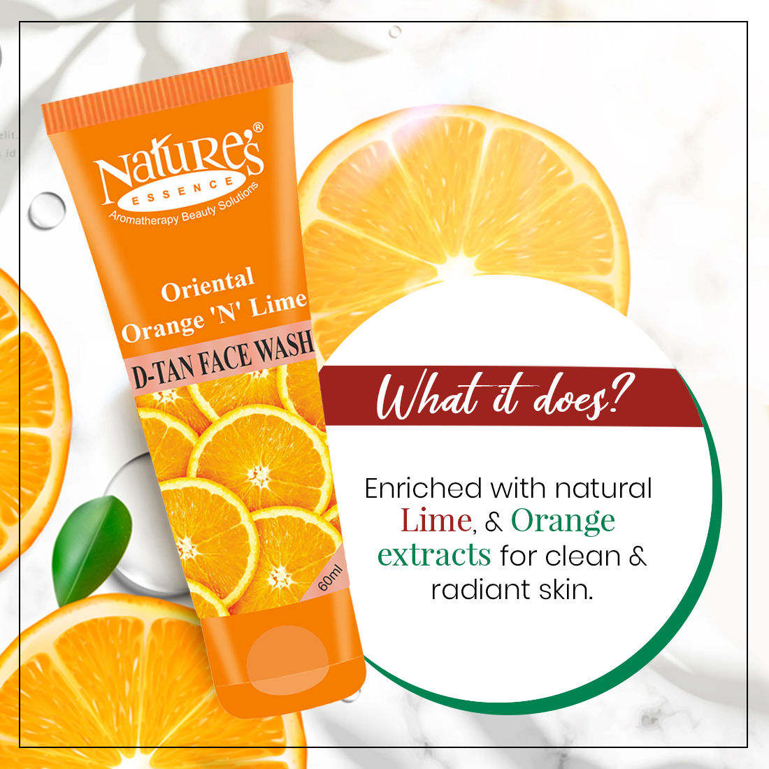 nature d tan face wash