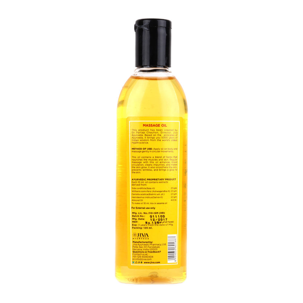 Jiva Ayurveda Massage Oil Buy Jiva Ayurveda Massage Oil Online at Best