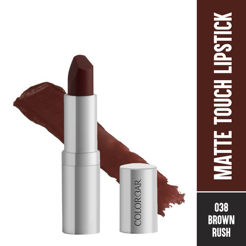 Colorbar Matte Touch Lipstick 38 Brown Rush Buy Colorbar Matte Touch Lipstick 38 Brown Rush Online At Best Price In India Nykaa