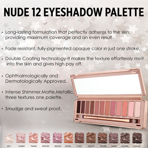 Colorbar Nude 12 Eyeshadow Palette Buy Colorbar Nude 12 Eyeshadow Palette Online At Best Price In India Nykaa Combining pinks, blues, greens, yellows and purples for bold, bright results, by beauty bay bright the best rainbow palette for the best price. colorbar nude 12 eyeshadow palette