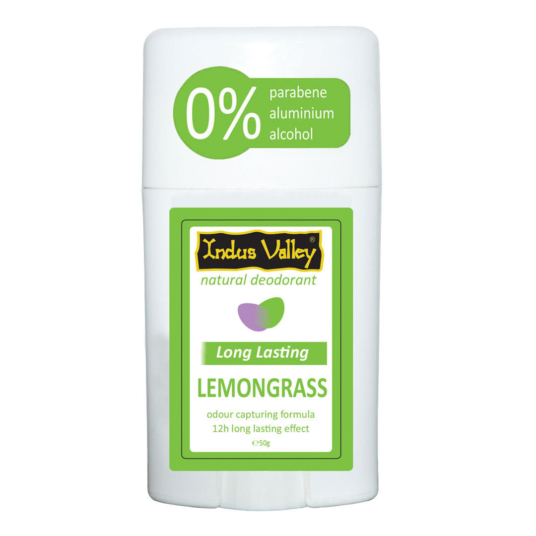 Indus Valley Natural Lemongrass Long Lasting Deodorant