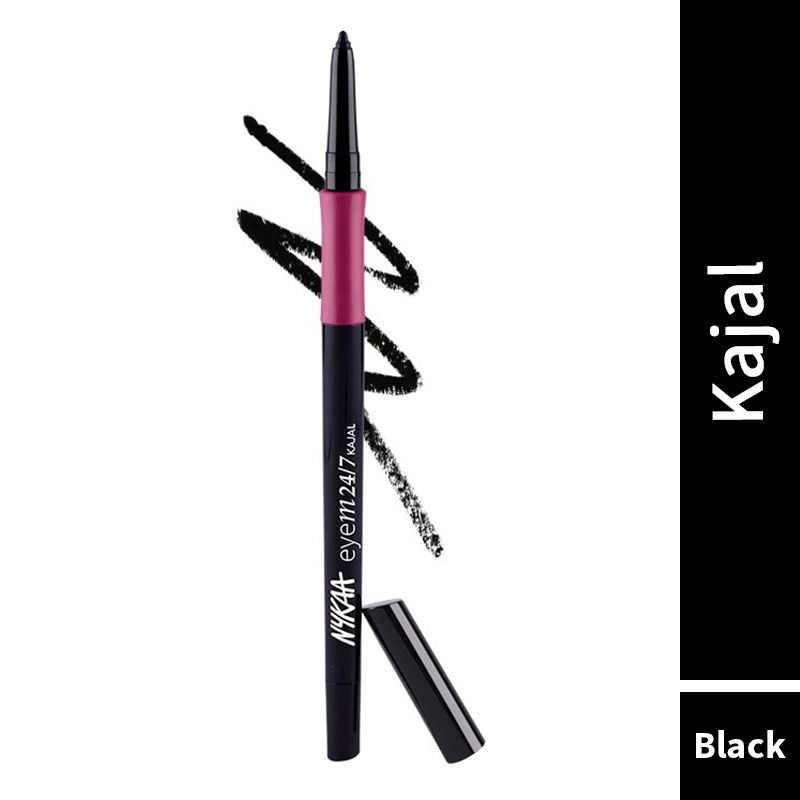 Nykaa Eyem24 7 Kajal Eyeliner Ebony Soul 01 Buy Nykaa Eyem24 7 Kajal Eyeliner Ebony Soul 01 Online At Best Price In India Nykaa