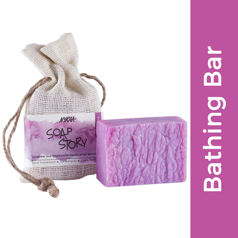 Nykaa Soap Story Lavender & Chamomile Handcrafted Soap