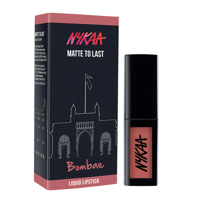 nykaa matte to last liquid lipstick bombae