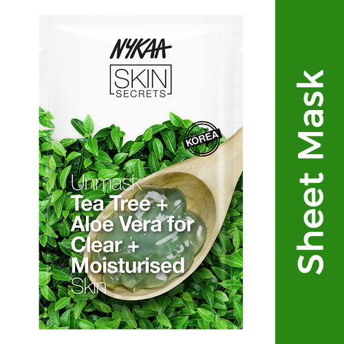Nykaa Skin Secrets Tea Tree Aloe Vera Sheet Mask Buy Nykaa Skin Secrets Tea Tree Aloe Vera Sheet Mask Online At Best Price In India Nykaa Introducing nykaa skin secrets sheet masks, where touted beauty secrets from the soils of india meet. nykaa skin secrets tea tree aloe vera sheet mask