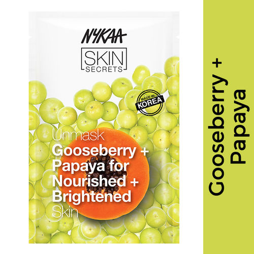 Nykaa Skin Secrets Gooseberry Papaya Sheet Mask Buy Nykaa Skin Secrets Gooseberry Papaya Sheet Mask Online At Best Price In India Nykaaman Hello friends, in this video i have explained how to use nykaa sheet mask in very simple steps. nykaa skin secrets gooseberry papaya sheet mask