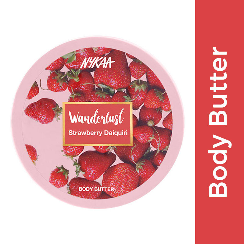 Nykaa Wanderlust Body Butter - Strawberry Daiquiri