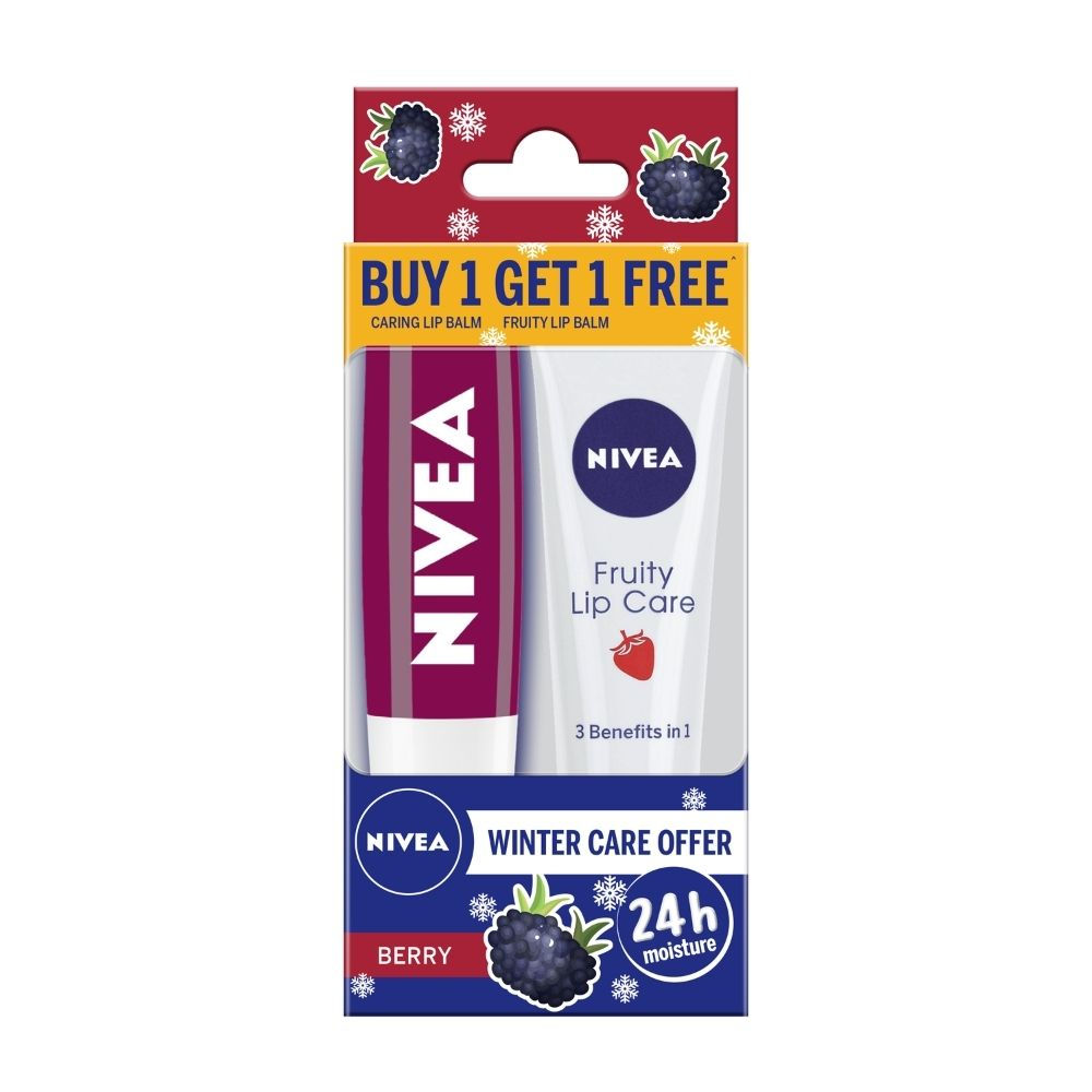 nivea fruity lip balm 10 gm