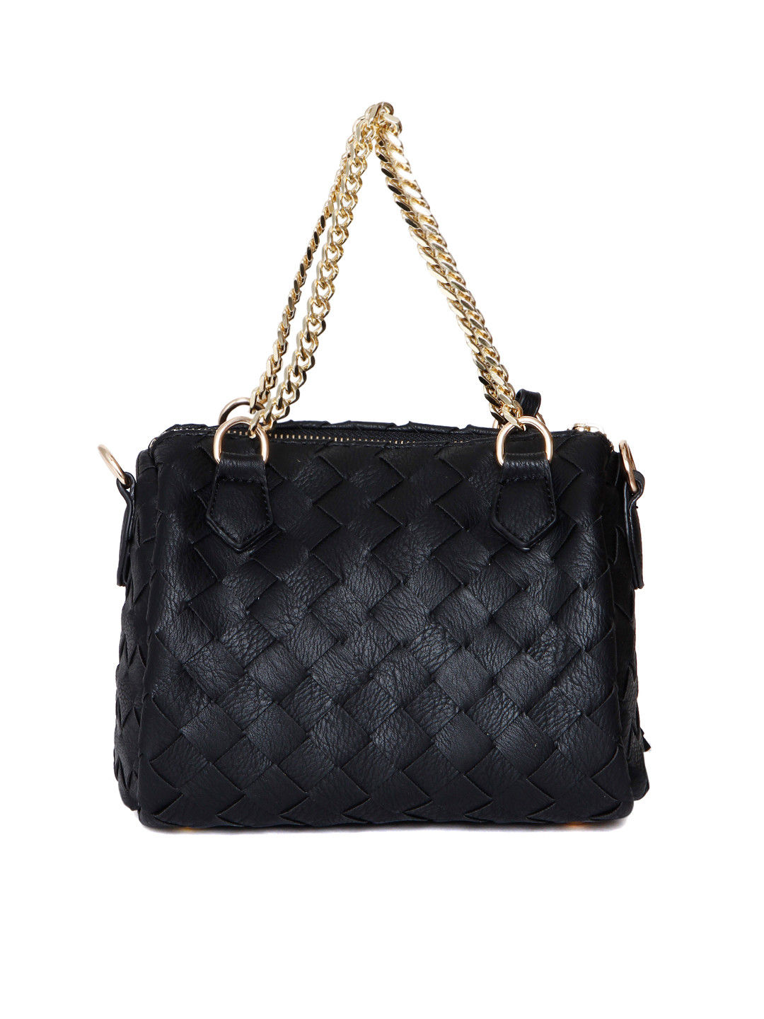 Buy Metro Black Quilted Medium Handbag Online At Best Price @ Tata CLiQ