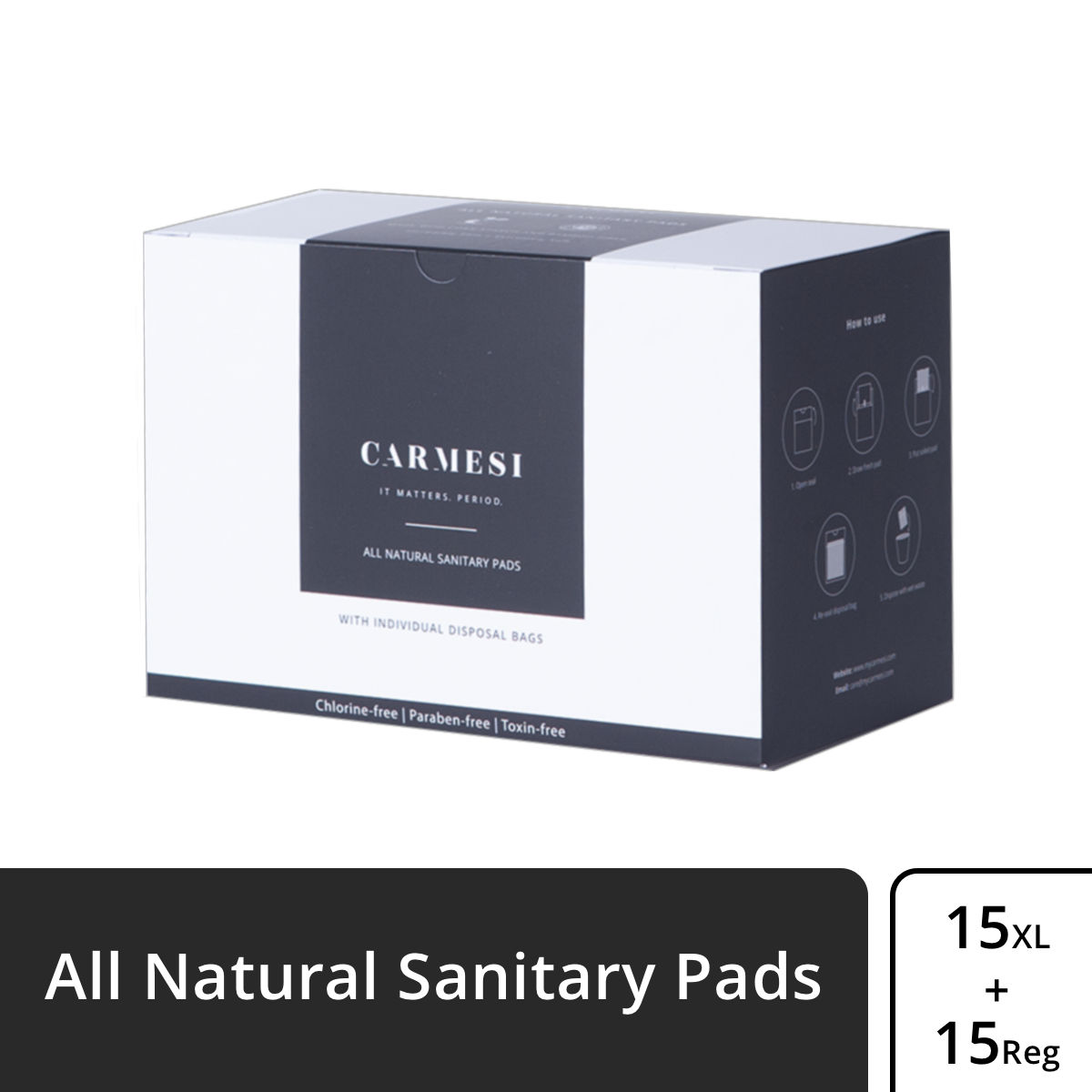 natural sanitary pads