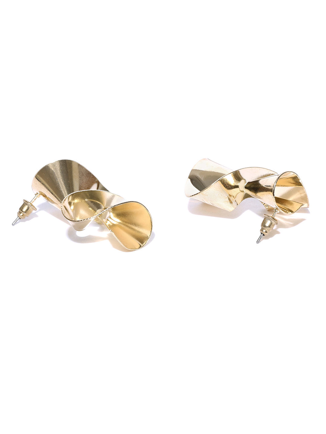 Toniq Gold Glam Stud Earrings: Buy Toniq Gold Glam Stud Earrings Online ...