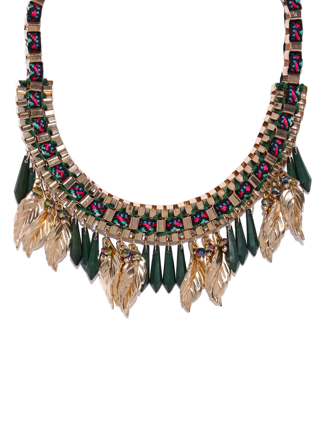 Sylca Caroline Lime Green Statement Necklace - Beach House Gift Boutique