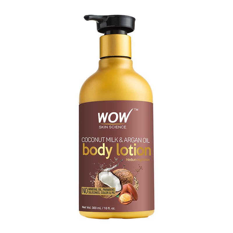 WOW Skin Science Coconut Milk & Argan Oil Medium Hydration Body Lotion