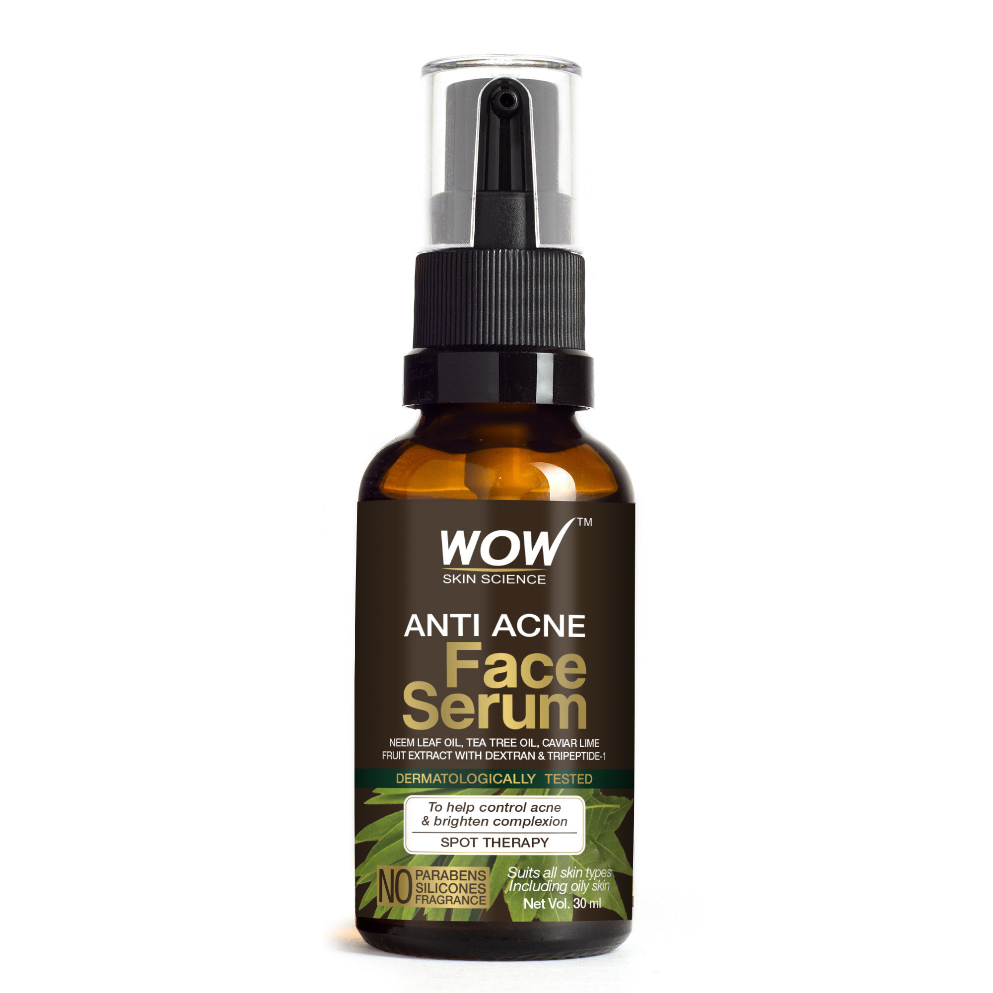 Wow Skin Science Anti Acne Face Serum 30ml Buy Wow Skin Science Anti Acne Face Serum 30ml Online At Best Price In India Nykaa
