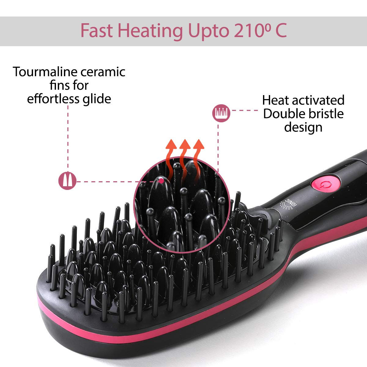 agaro hair straightening brush