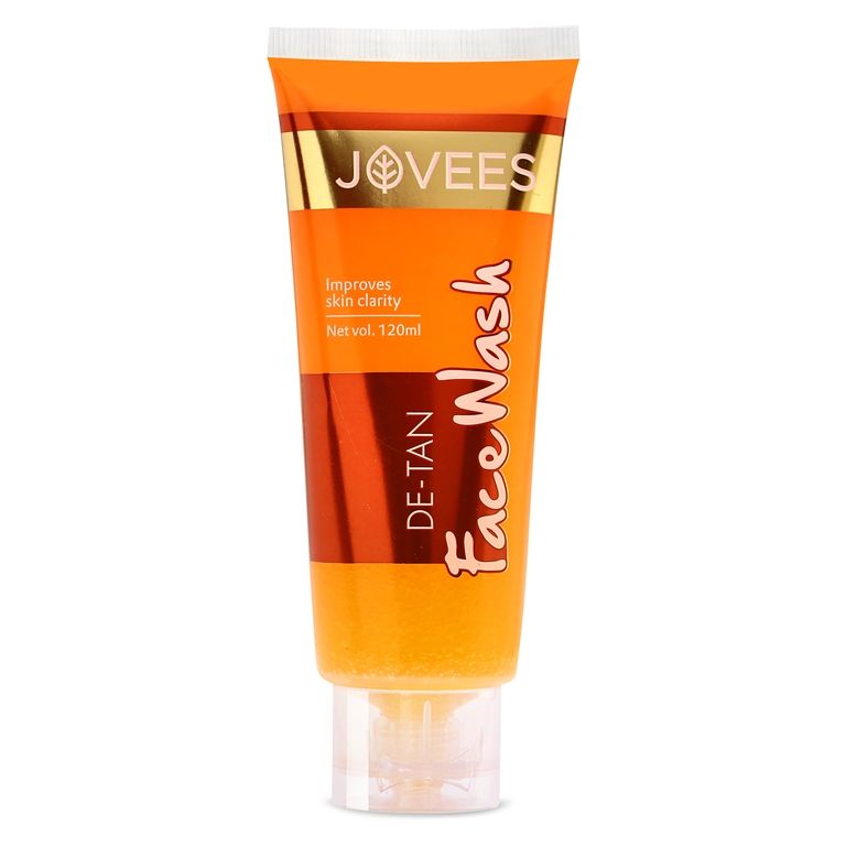 Jovees Herbal De-Tan Face Wash For Tan Removal All Skin Types and Paraben & Alcohol Free