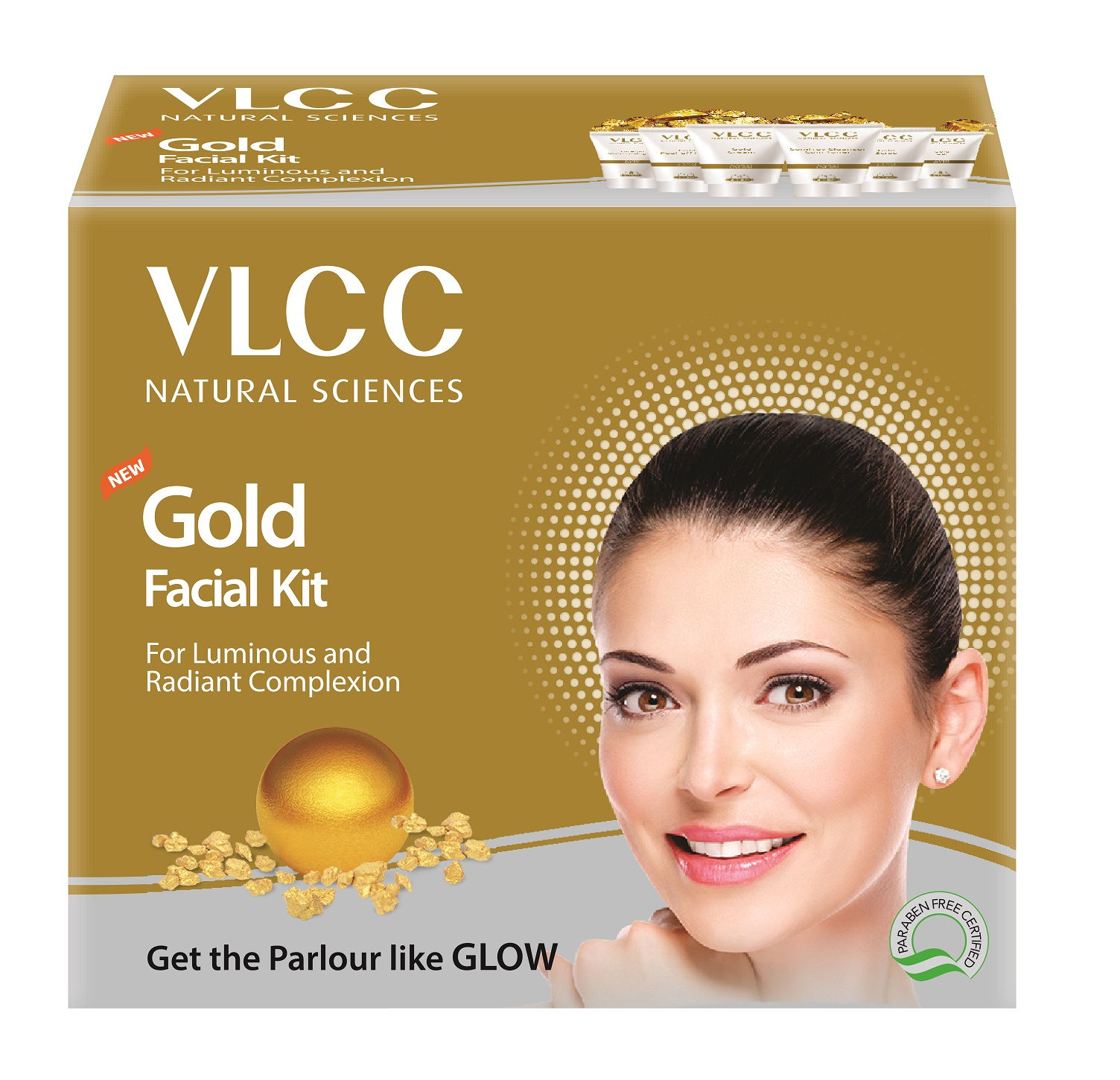 VLCC Gold Single Facial Kit For Luminous & Radiant Complexion
