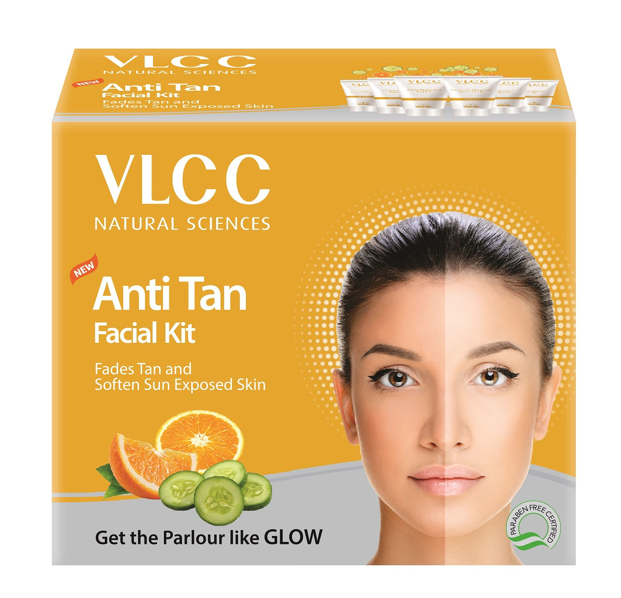 VLCC Anti Tan Single Facial Kit Fades Tan & Softens Sun Exposed Skin ...