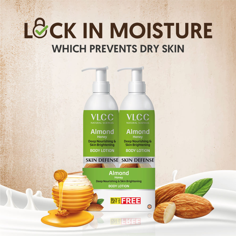 VLCC Almond Honey Deep Nourishing & Skin Brightening Body Lotion Buy 1 Get 1 Free Buy VLCC