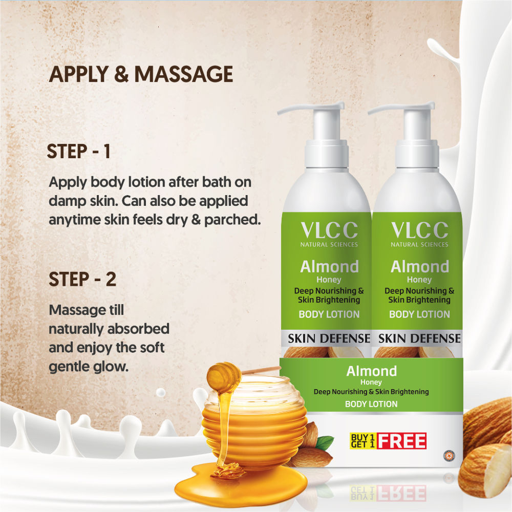 VLCC Almond Honey Deep Nourishing & Skin Brightening Body Lotion Buy 1