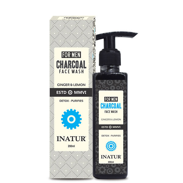 Inatur Men Charcoal Face Wash