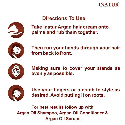 Inatur Argan Oil Hair Cream: Buy Inatur Argan Oil Hair Cream Online at Best  Price in India | Nykaa